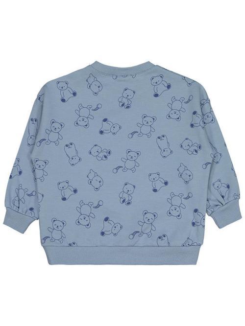 Kontür Ayı Empirme 6-18 Ay Sweatshirt - Mavi12-18 Ay