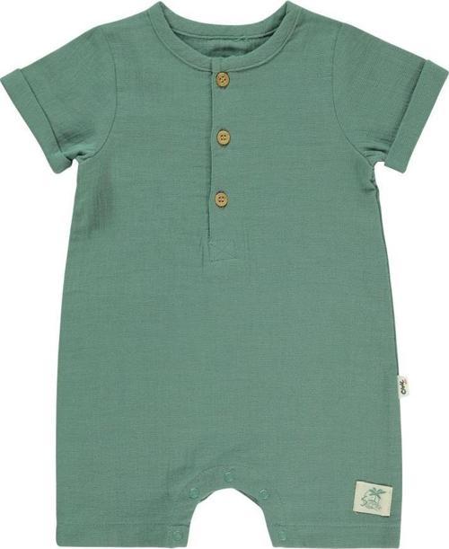 Kıvırcık Önü Patlı Alttan Çıtçıtlı 6-18 Ay Tulum - Yeşil12-18 Ay