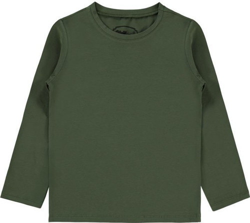 Basic 6-9 Yaş Sweatshirt - Haki7-8 Yaş