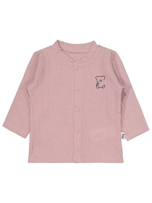 Ayıcık Baskılı 1-9 Ay Pijama Takımı - Pembe9-12 Ay