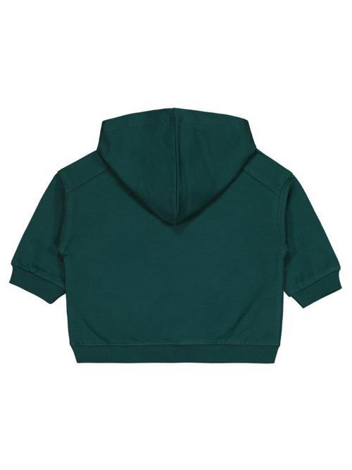 Civil Basic Timeless Kapüşonlu 6-18 Ay Sweatshirt - Yeşil9-12 Ay