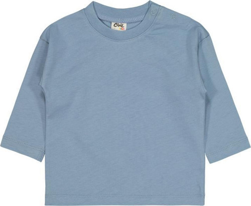 Basic 6-18 Ay Sweatshirt - Mavi12-18 Ay