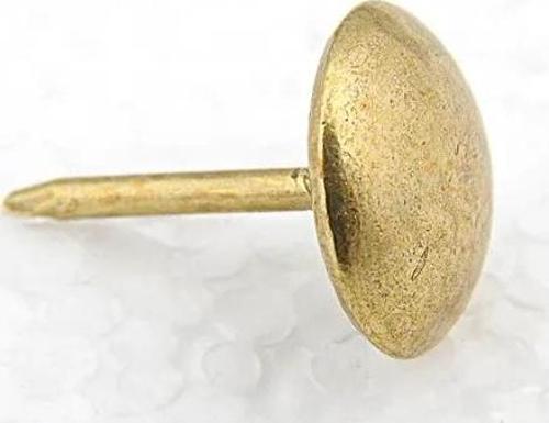 Kısa Çivili Sarı Altın Kabara Raptiye 6,5 Mm - 1000