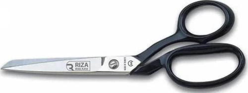 A4115-9 Tekstil / Yatık Regula Makası No: 9 İnç / 22,86 Cm - Nikel Kaplama, Siyah Saplı