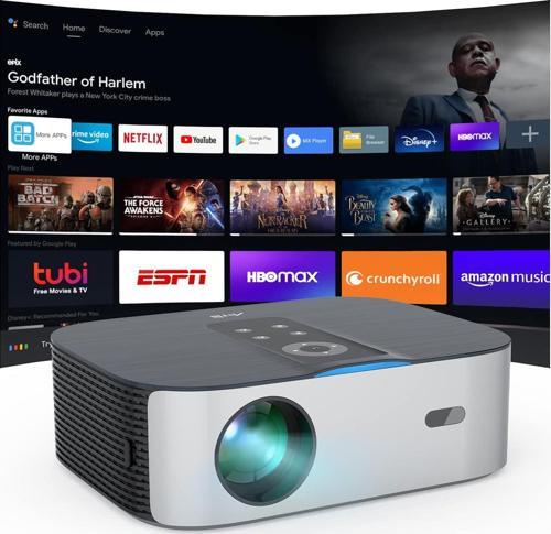 Play4 AutoFocus 5G WiFi Bluetooth Projektör 4K Destekli