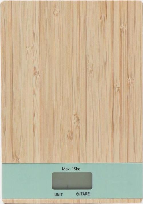 Ahşap Lüks Dijital Ekranlı 15 Kg 1 Gr Çok Şık Hassas Elektronik Mutfak Terazisi