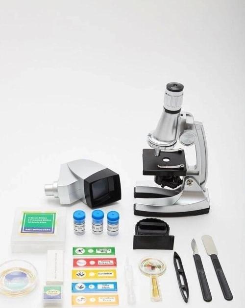 50x100x200x400x6001200x Çocuklariçin Eğitici Projektörlü Mikroskop Seti