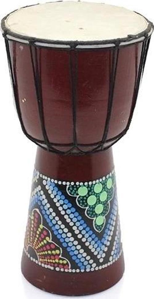 Batikli Ahşap Darbuka 25 Cm 3dıarta-31