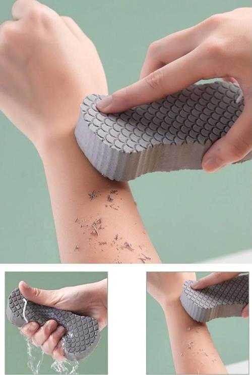 Banyo Fırçası Yüksek Yoğunluklu İyi Sürtünme Etkisi Banyo İçin Hafif Ölü Cilt Sökücü Sünger