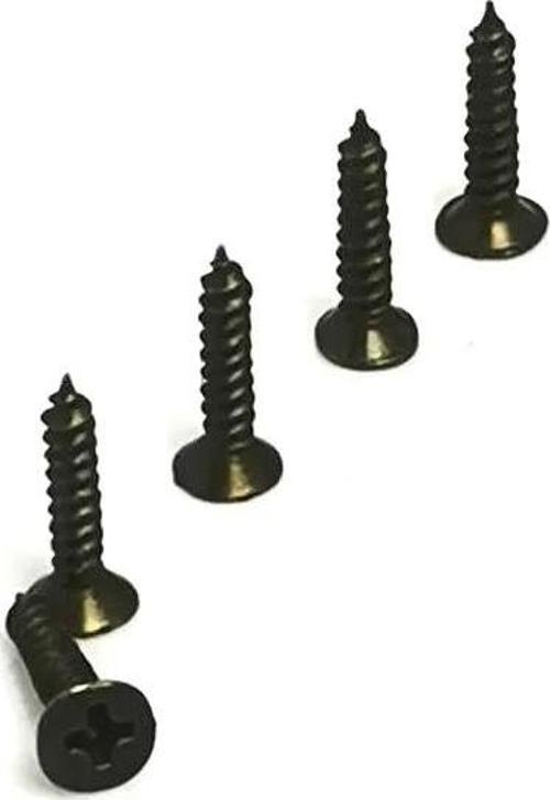 Klips, Menteşe, Ayak Vidası 2,2x7,5mm Çelik - Siyah 100 Adet