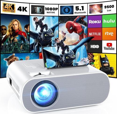 1080P Full HD Bluetooth Projektör - 9500 Lümen