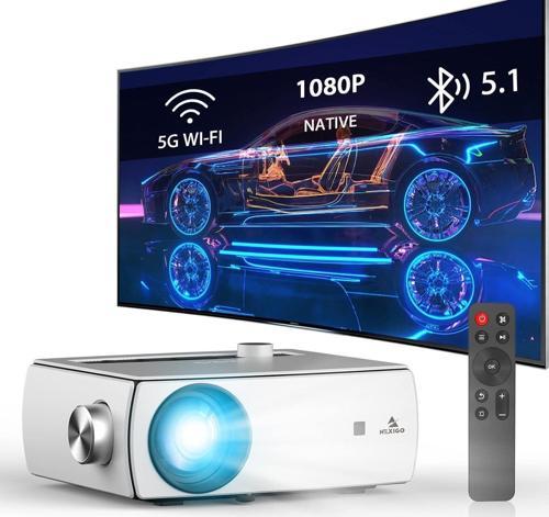 PJ10 - 300 ANSI, 1080P WiFi Bluetooth Film Projektör