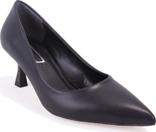 DZA07-388499 Siyah Stiletto Topuklu Kadın Ayakkabı
