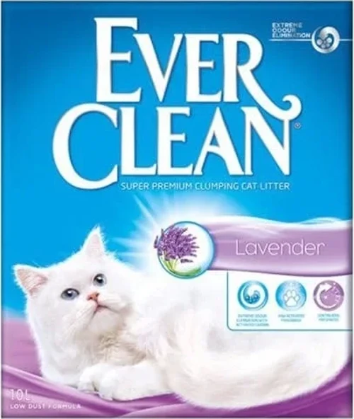 Ever Clean Lavanta Kokulu Topaklanan Kedi Kumu 10 Lt
