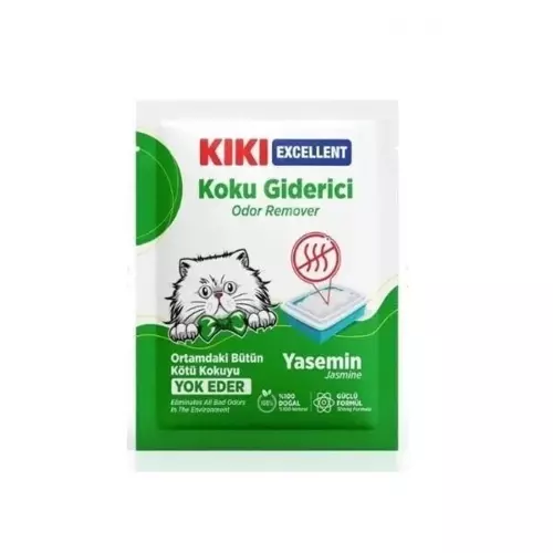 Kiki Excellent Yasemin Kokulu Kedi Kumu Koku Giderici 25 Gr