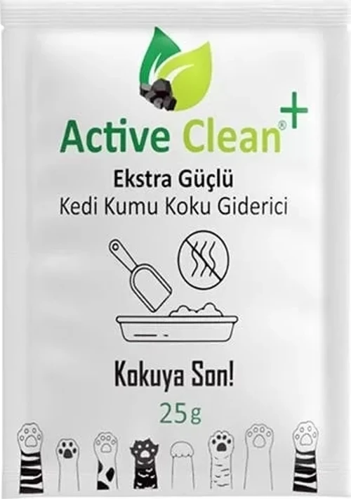 Active Clean Hindistan Cevizli Organik Kedi Kumu Koku Giderici 25 Gr
