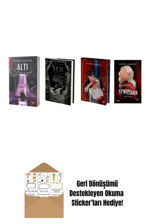 Artemis Yayınları Fatma Şamata 4 Kitap Set + Okuma Sticker'Ları