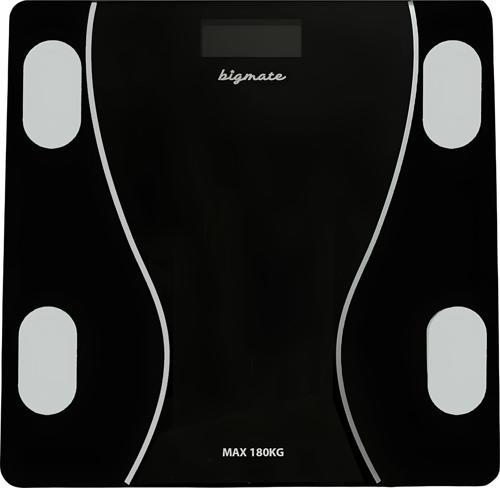 BGT-7001S Siyah Wi-Fi Bağlantılı Akıllı Dijital Vücut Analiz Baskülü