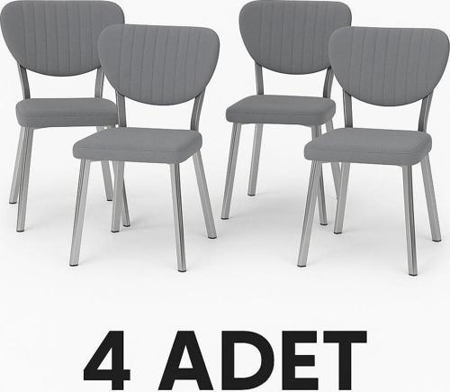 Masa Sandalye 4'lü Elma Sandalye Mutfak Sandalye
