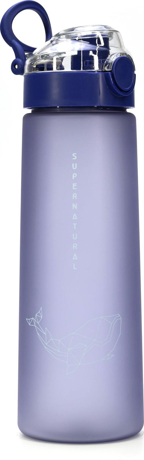 Su Matarası Tritan Geniş Ağız Su Şişesi Luxury Spor Matarası Suluğu BPAsız 730 mL Mavi 0110