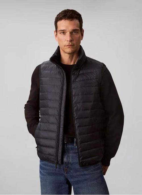 Kolsuz Hafif Naylon Şişme Erkek Yelek LV04LC509G-CEF