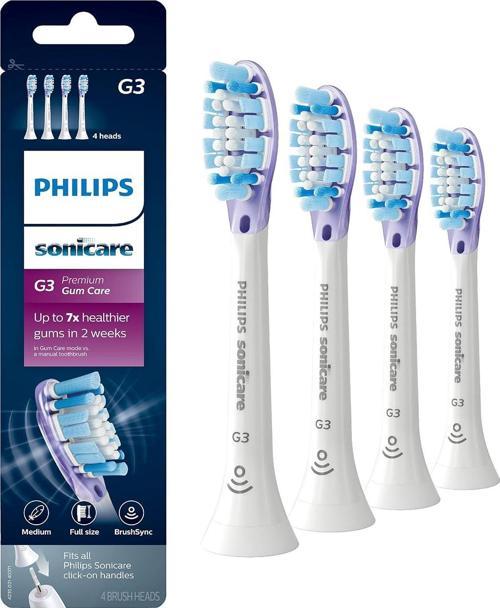 Sonicare G3 Premium Diş Fırçası Başlıkları - 4 Adet - HX9054/65