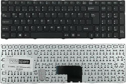 Casper CGU.2830-2L05A, CGU.2830-4L05A-G, CGU.2840-2L05B Uyumlu Notebook Klavye Siyah TR