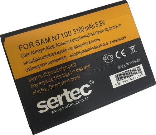 Samsung GALAXY NOTE 2 / N7100 Uyumlu Batarya