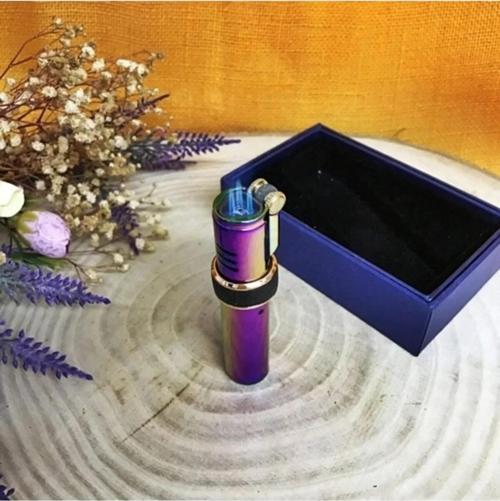 Metal Taşlı Pürmüz Alevli Puro Çakmağı