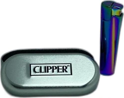 Metal Turbo Jet Gökkuşağı Çakmak Çat Kapında