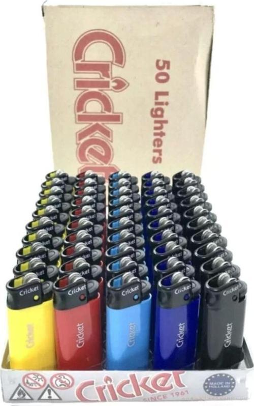 Cricket Taşlı Çakmak 50 Adet