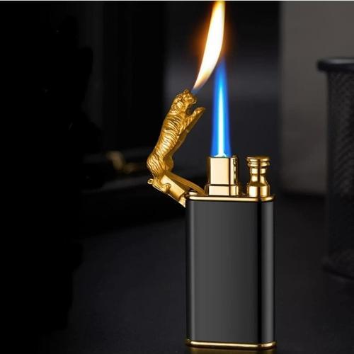 Ejderha Çift Alevli Şık Tasarımlı Gazlı Turbo Başlıklı Çakmak