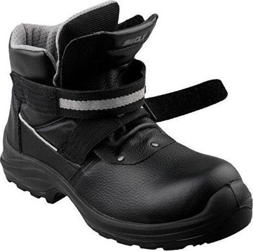 Baskılı Vidala Deri-S3 Unisex İş Güvenliği Ayakkabısı CLAS-XLK-HRO-10 Siyah