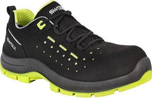 Suet Microfiber-S1 Unisex İş Güvenliği Ayakkabısı COMBO-X-110 Siyah