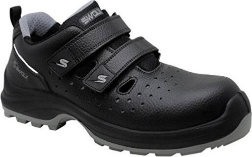 Duz Cilt Microfiber-S1 Unisex İş Güvenliği Ayakkabısı COMBO-XS-60 Siyah