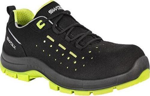 Suet Microfiber-S1 Unisex İş Güvenliği Ayakkabısı COMBO-X-110 Siyah