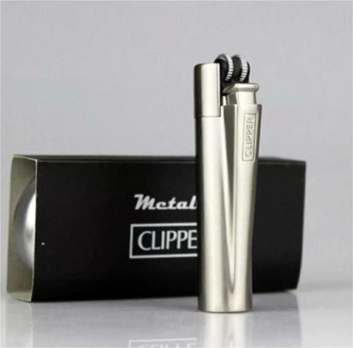 Metal Çakmak Özel Kutulu Gümüş