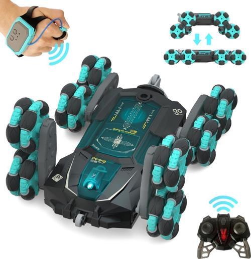 8WD Jest Algılama Dublör Rc Arabaları - Siyah
