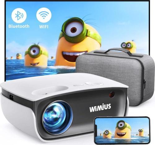 Mini Projektör WiFi ve Bluetooth Özellikli - 1080P Destekli