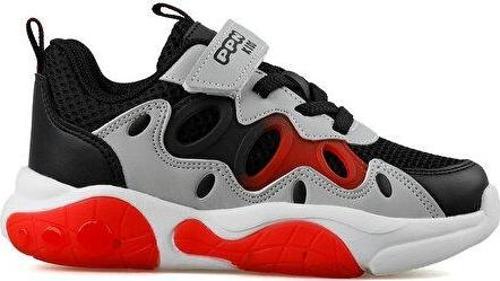 Py25 1872 Patik Siyah Kırmızı Çocuk Günlük Ayakkabı PY25-1872-PATIK-SIYAH-KIRMIZI Siyah