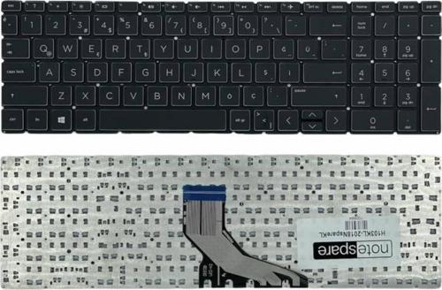 Hp Pavilion Gaming 15-Dk1008Nt 1U5S5Ea Uyumlu Notebook Klavye Siyah TR