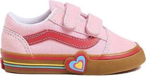 Old Skool V Heart Bebek Günlük Ayakkabı VN000D4SBIY1 Pembe