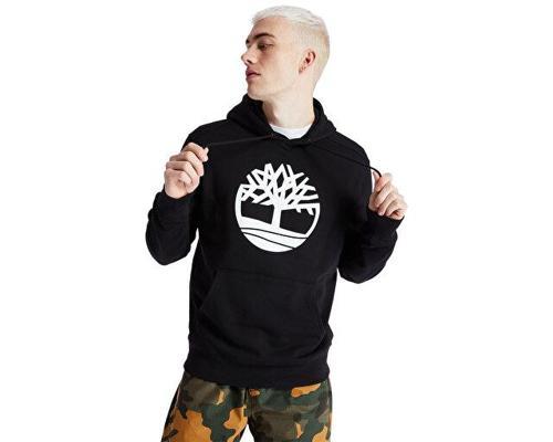 Core Tree Logo Pull Over Hoodie Erkek Günlük Sweatshirts TB0A2BJHN921 Siyah