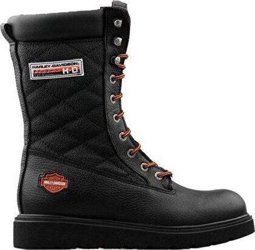 Katy Kadın Günlük Bot 025Z100627-BLACK-BASKILI-DERI Siyah