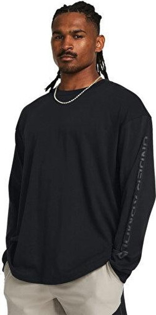 Ua Hw Tonal Wordmark Ls Erkek Günlük Uzun Kollu Tişört 1382890-001 Renkli