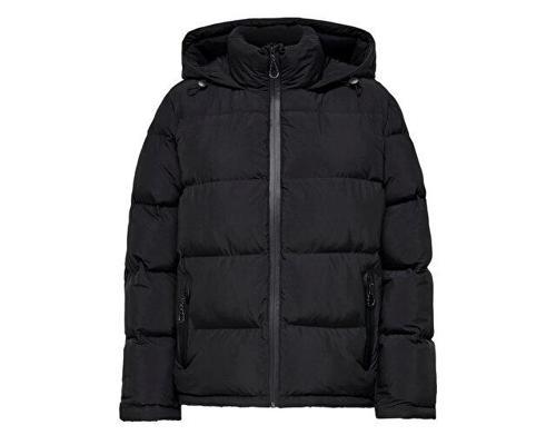 Onlpaula Premium Puffer Kadın Günlük Mont 15326656-BLACK Siyah