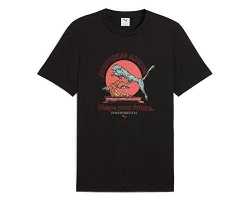 Graphics Puma Bonsai Tee Erkek Günlük Tişört 62963401 Siyah