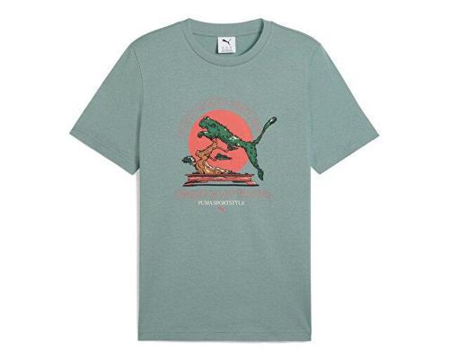 Graphics Puma Bonsai Tee Erkek Günlük Tişört 62963430 mavi