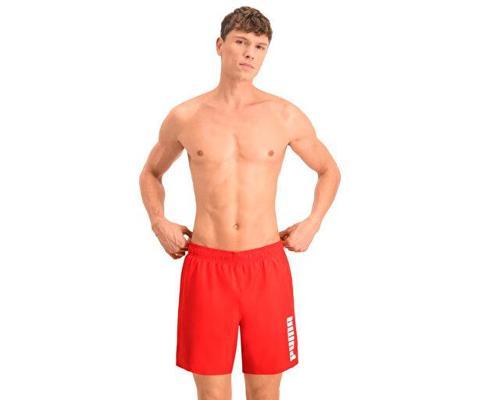 Puma Swim Men Mid Shorts 1P Erkek Mayo Şort 93519402 Renkli