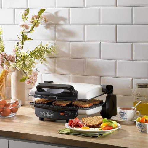 Contempo Krem Izgara ve Tost Makinesi Krem